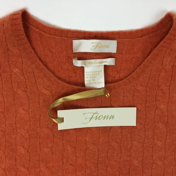 (NWT) Fiona Orange Sweater - Picture 3 of 13